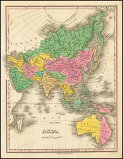 Asia, Asia and Australia Map By Anthony Finley