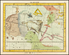 Celestial Maps Map By John Flamsteed / Jean Nicolas Fortin