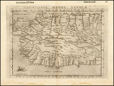 North Africa and West Africa Map By Girolamo Ruscelli