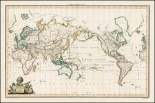 World and World Map By Conrad Malte-Brun