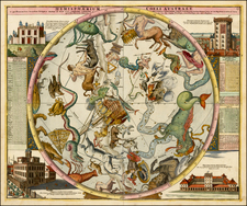 Celestial Maps Map By Johann Gabriele Doppelmayr