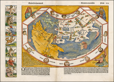 World and World Map By Hartmann Schedel