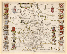 British Isles Map By Johannes Blaeu