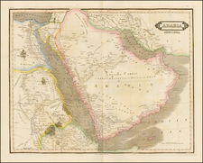 Middle East Map By Daniel Lizars