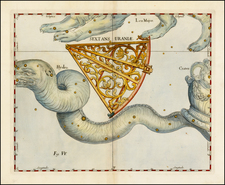 Celestial Maps Map By Johannes Hevelius