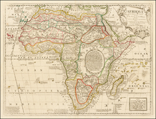 Africa and Africa Map By Jean-Baptiste Nolin