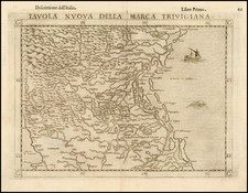 Italy Map By Girolamo Ruscelli