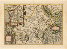 Africa, East Africa and West Africa Map By Jodocus Hondius