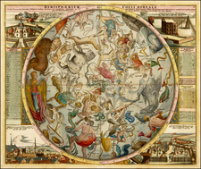 Celestial Maps Map By Johann Gabriele Doppelmayr