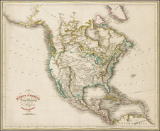 North America Map By James Playfair