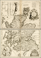 Scotland Map By Vincenzo Maria Coronelli