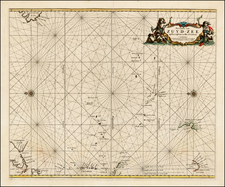 Japan, Pacific, Australia, Oceania, New Zealand, Other Pacific Islands and California Map By Hendrick Doncker