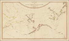 Alaska, Pacific, Russia in Asia and Canada Map By William Faden