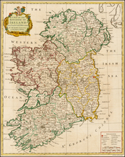 Ireland Map By Richard William Seale