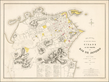 Brazil Map By Garnier Frères.