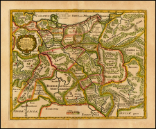 Austria, Hungary, Balkans and Germany Map By Philipp Clüver