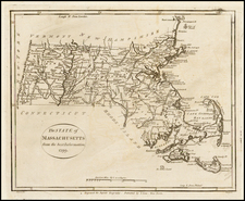 New England Map By John Payne