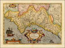 Spain Map By Abraham Ortelius