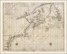 New England, Mid-Atlantic and Canada Map By William Mount / Thomas Page