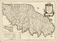 Corsica Map By Giovanni Antonio Remondini