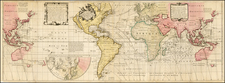 World, World, Atlantic Ocean, Pacific and Australia Map By Reiner & Joshua Ottens