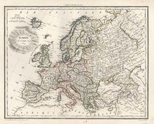 Europe and Europe Map By Alexandre Emile Lapie