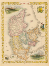 Scandinavia Map By John Tallis