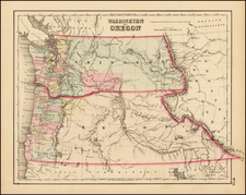  Map By Joseph Hutchins Colton