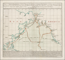 Alaska and Pacific Map By Tobias Conrad Lotter