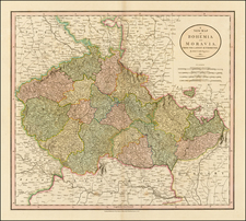 Czech Republic & Slovakia Map By John Cary