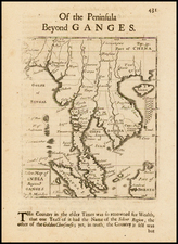 Southeast Asia, Malaysia and Thailand, Cambodia, Vietnam Map By Robert Morden