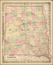 Plains Map By G.W.  & C.B. Colton