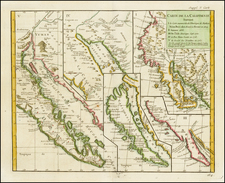 Baja California and California Map By Denis Diderot / Didier Robert de Vaugondy