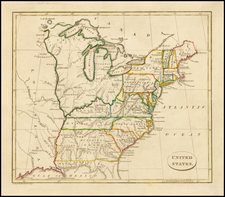 United States Map By John Russell