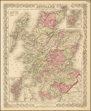 Scotland Map By Joseph Hutchins Colton