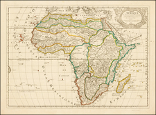 Africa Map By Nicolas Sanson