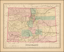 Southwest and Rocky Mountains Map By O.W. Gray