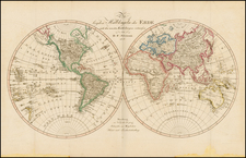 World and World Map By Daniel Friedrich Sotzmann