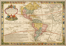 South America and America Map By Guillaume Danet