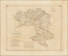 Austria Map By I.C. Kindermann