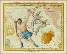 Celestial Maps Map By John Flamsteed / Jean Nicolas Fortin