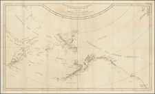 Polar Maps, Alaska, Pacific, Russia in Asia and Canada Map By James Cook / J. C. G. Fritzsch