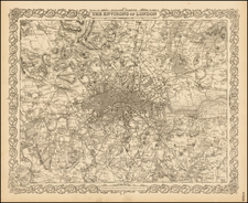 British Isles Map By Joseph Hutchins Colton