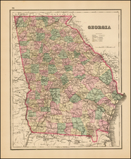 Southeast Map By Frank A. Gray