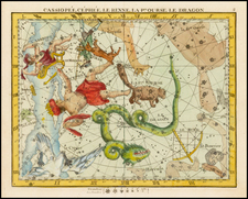 Celestial Maps Map By John Flamsteed / Jean Nicolas Fortin