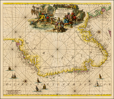 Norway Map By Louis Renard