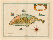 Caribbean Map By Pierre Mariette