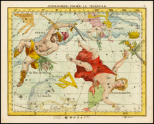 Celestial Maps Map By John Flamsteed / Jean Nicolas Fortin