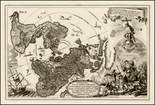 World, World, Northern Hemisphere and Polar Maps Map By Heinrich Scherer