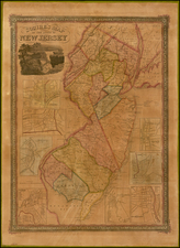 Mid-Atlantic Map By Bela S. Squire